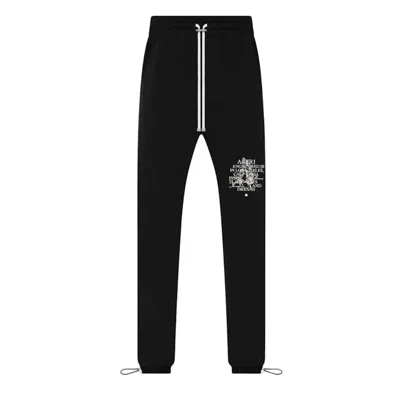 Pre-owned Amiri Men's  Precious Memories Sweatpants In Black