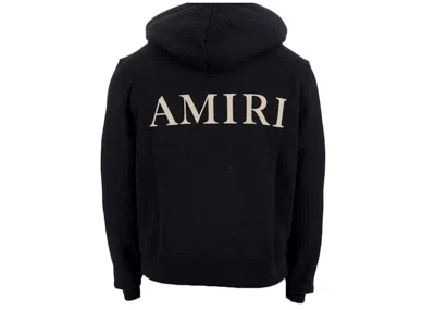Pre-owned Amiri Men's  Puff Logo Hoodie In Black