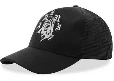 Pre-owned Amiri Men's  Reaper Trucker Cap In Black