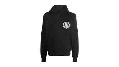 Pre-owned Amiri Men's  Records Wolf Hoodie In Black