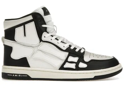 Pre-owned Amiri Men's  Skel High Tops Sneakers In Black/white
