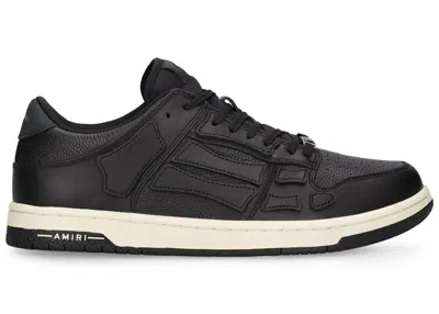 Pre-owned Amiri Men's  Skel Low Top Low Sneakers In Black