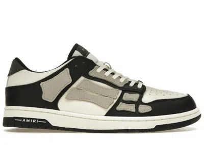 Pre-owned Amiri Men's  Skel Low Top Low Sneakers In Black/alabaster