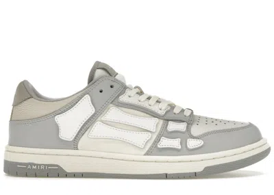 Pre-owned Amiri Men's  Skel Low Top Low Sneakers In Grey In Gray