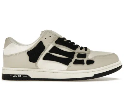 Pre-owned Amiri Men's  Skel Low Top Sneakers In Beige/black