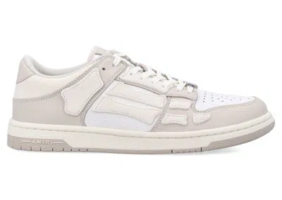 Pre-owned Amiri Men's  Skel Top Low Sneakers In Alabaster