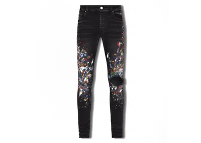 Pre-owned Amiri Men's  Skinny Painter Jeans In Aged Black