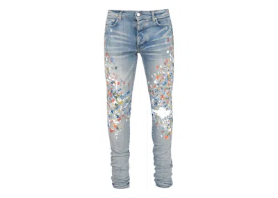 Pre-owned Amiri Men's  Skinny Painter Jeans In Indigo Blue
