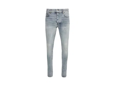 Pre-owned Amiri Men's  Stack Jeans In Stone Indigo