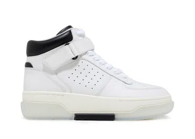 Pre-owned Amiri Men's  Stadium High Sneakers In White/black In Multi