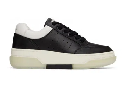 Pre-owned Amiri Men's  Stadium Low Sneakers In Black/white