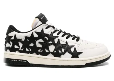 Pre-owned Amiri Men's  Stars Low Top Sneakers In White/black
