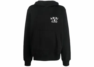 Pre-owned Amiri Men's  Stencil Hooded Sweatshirt In Black/white