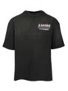 Amiri Sunny Place Logo-print Cotton-blend Jersey T-shirt In Black