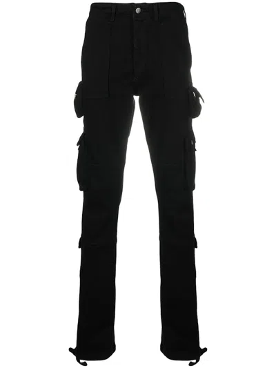 Pre-owned Amiri Men's  Tactical Cargo Slimfit Pants In Black