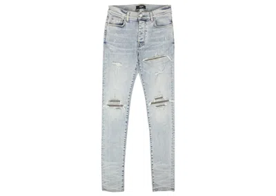 Pre-owned Amiri Men's  Vintage Mx1 Irridescent Skinny Jeans In Blue