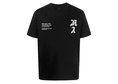 Pre-owned Amiri Men's  X Wes Lang Checker Skull T-shirt In Black