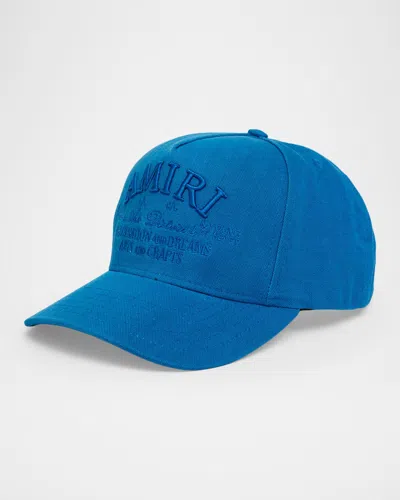Amiri Men & Apos;s Arts District Embroidered Baseball Cap In Blue