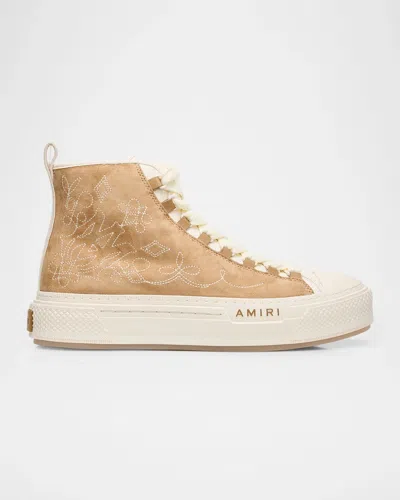 Amiri Western Ma High-top Sneaker In Neutral