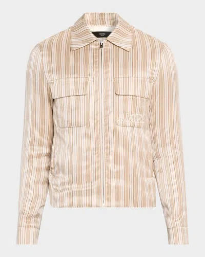 AMIRI MEN & APOS;S MULTI-STRIPE FULL-ZIP BLOUSON