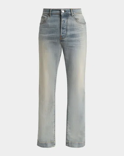 Amiri Men & Apos;s Straight Flare-leg Jeans In Blue