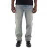 Amiri Men's Antique Indigo Released Hem Straight Jeans In Blue
