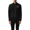 Amiri Crystal Embellished Wolf Zip Up Jacket In Black