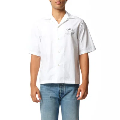 Amiri Men's Arts District Camp Shirt In White