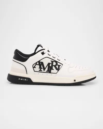 AMIRI MEN'S BICOLOR LEATHER CLASSIC LOW SNEAKERS