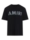 Amiri Logoed T-shirt In Black
