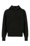 Amiri Hoodie Aspect Déchiré En Coton In Black