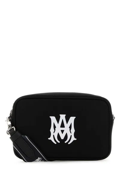 Amiri Men Black Fabric Crossbody Bag