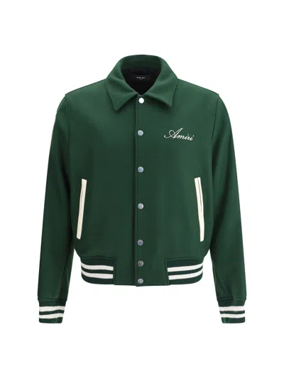 Amiri Men Bones Bomber In Green