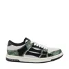 Amiri Men Camo Skel Low Sneakers In Green