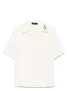 Amiri Camp Shirt In Alabaster
