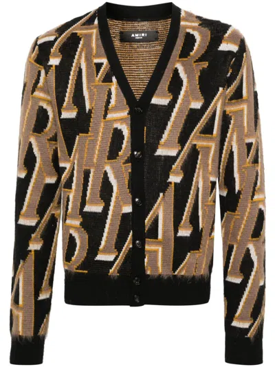 AMIRI AMIRI MEN CARDIGAN IN MIXED WOOL