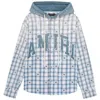 Amiri Logo-patch Shirt In Blue