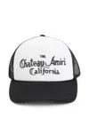 Amiri Black And White Cotton Baseball Cap In White
