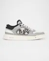 Amiri Men's Classic Low Leather Sneakers In Asphalt