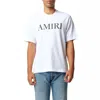 Amiri Cotton T-shirt With Front Logo Print In White