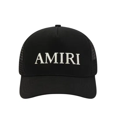 Amiri Men's Core Logo Trucker Hat In Black