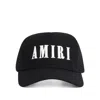 Amiri Core Logo Trucker Cap In Black/white