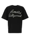 Amiri Oversized Fit Hollywood Script Tee In Black