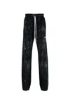 Amiri Men's Cracked Dye Logo Track Pants
