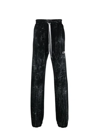 Amiri Men's Cracked Dye Logo Track Pants