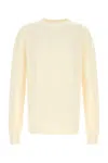 Amiri Crochet Sweater With Ribbed Cuffs And Hem In Yellow