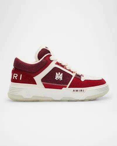 【抜け感と高級感】AMIRI ホワイト＆レッド MA-1 スニーカー AMIRI Ma-1 Sneakers Amiri