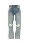 Amiri Mx1 Straight-leg Ripped Jeans In Blue