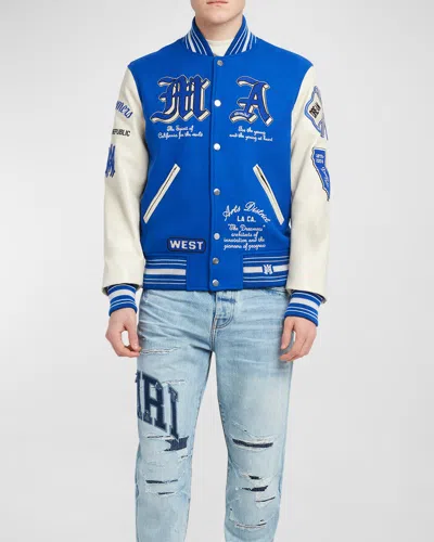 AMIRI MEN'S DREAM TEAM VARSITY JACKET