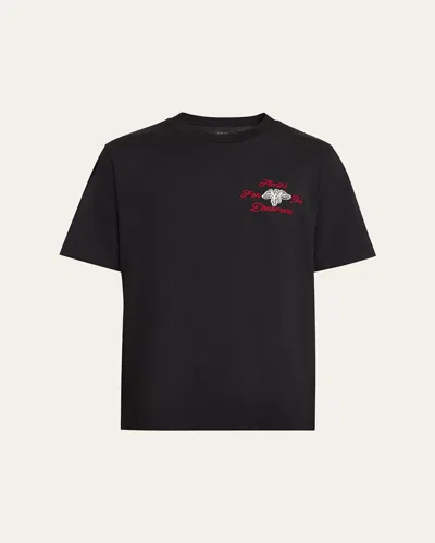 Amiri Men's Embroidered Dreamers T-shirt In Black